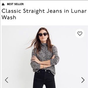 LOOKING TO TRADE MADEWELL STRAIGHT JEANS 26 to 25